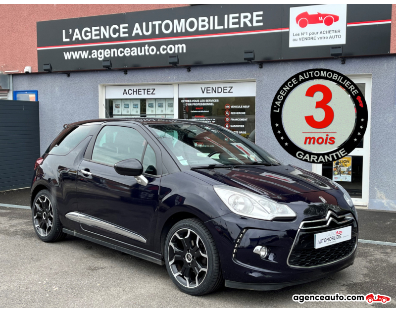Aankoop Gebruikte Auto, Goedkope Gebruikte Auto | Agence Auto Citroen DS3 1.6 HDi 115 Sport Chic Blauw Jaar 2014 Handgeschakelde auto Diesel